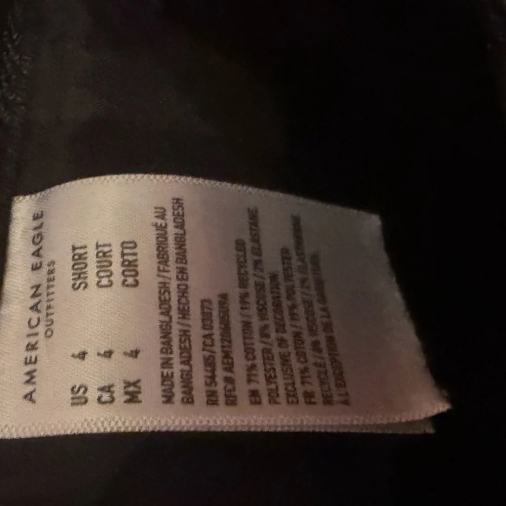 American Eagle‎ Black Distressed Next Level Stretch Skinny Jeans 4 (girls Sz 14)